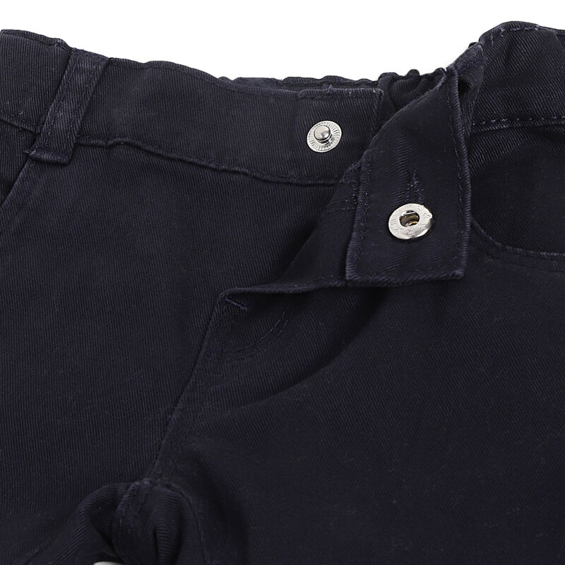 Boys Dark Blue Solid Jeans image number 2